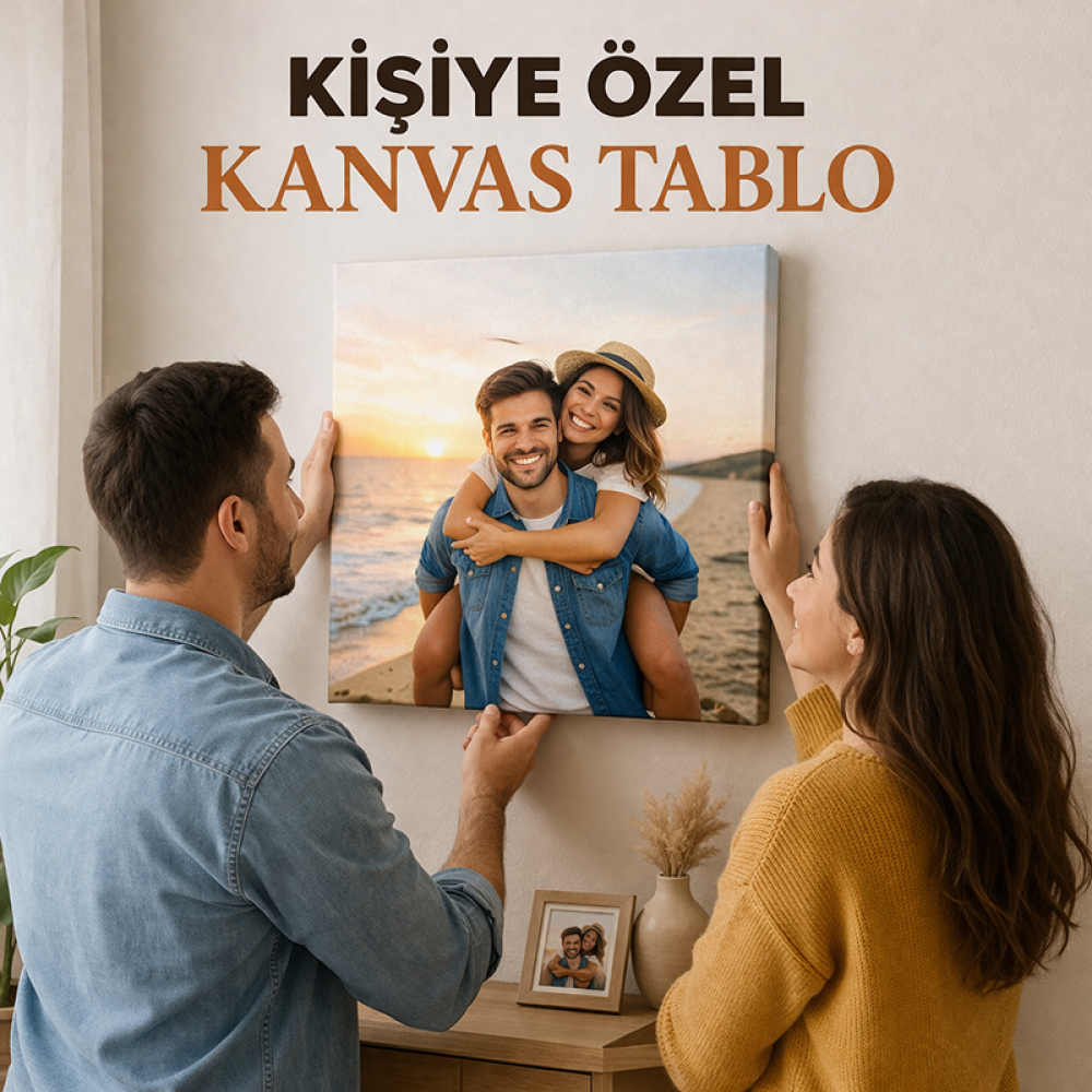 Kişiye Özel Fotoğraf Baskılı Kanvas Tablo