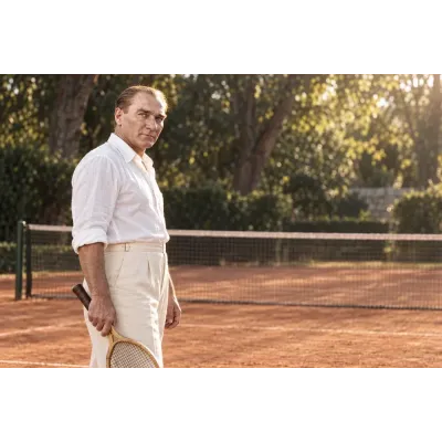 Atatürk Tenis Kortunda Kanvas Tablo