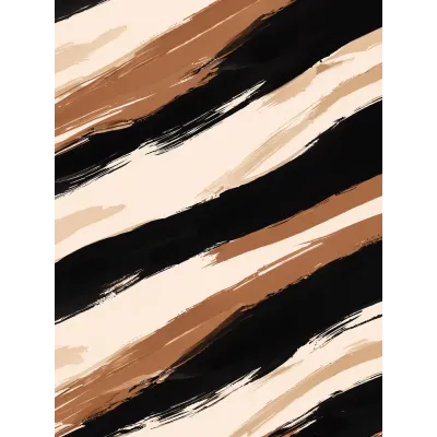 Zebra Çizgileri Kanvas Tablo