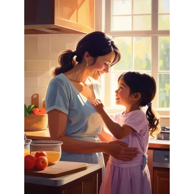 Teşekkürler Anne Kanvas Tablo