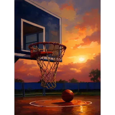 Basketbol Kanvas Tablo