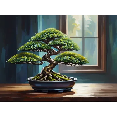 Bonsai Kanvas Tablo