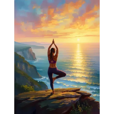 Yoga Kanvas Tablo