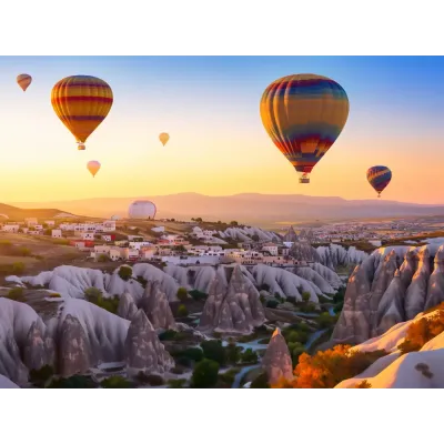Kapadokya Balonları II Kanvas Tablo