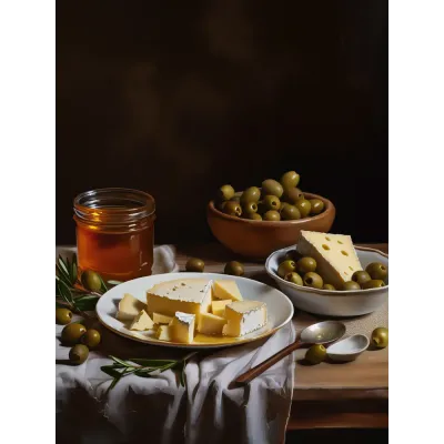 Kahvaltı Sofrası VI Kanvas Tablo