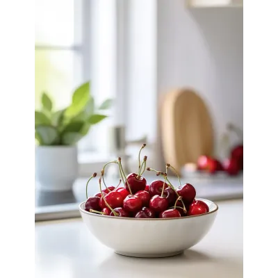 Modern Kirazlar VI Kanvas Tablo