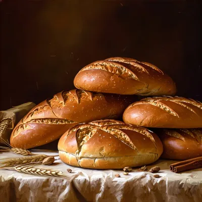 Taze Ekmek Kanvas Tablo