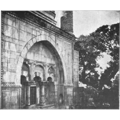 Eski Aydın Fotoğrafı Kemerli Taş Kapı Kanvas Tablo