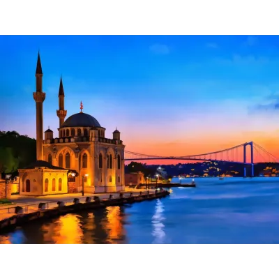 Ortaköy Camii VI Kanvas Tablo