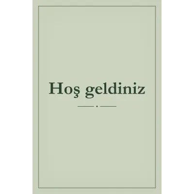 Hoş Geldiniz Yazılı Kanvas Tablo