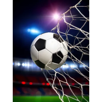 Kırmızı Beyaz Gol Anı Kanvas Tablo