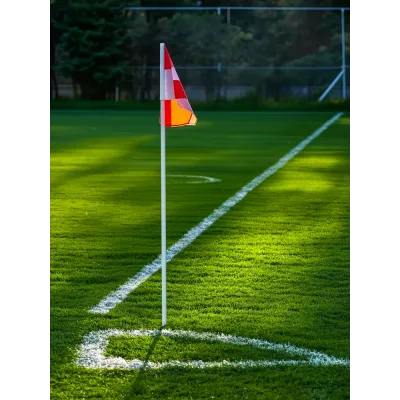 Kırmızı Beyaz Saha Kenarı Kanvas Tablo