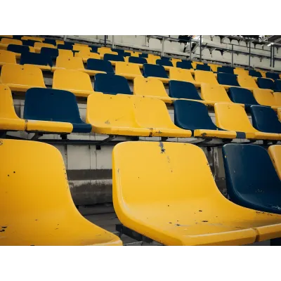 Sarı Lacivert Efsane Tribün Kanvas Tablo