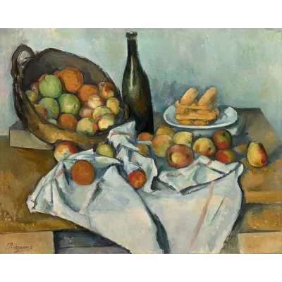 Cézanne Elma Sepeti Kanvas Tablo