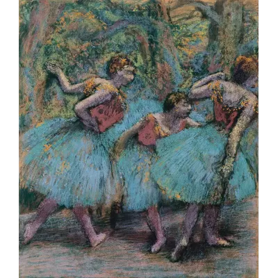Degas Üç Dansçı Kanvas Tablo
