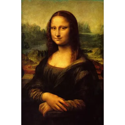 Leonardo da Vinci Mona Lisa Kanvas Tablo