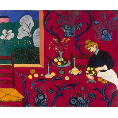 Matisse Kırmızı Oda Kanvas Tablo