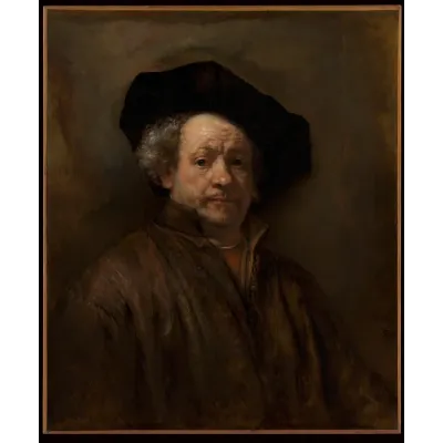 Rembrandt Otoportre 1660 Kanvas Tablo