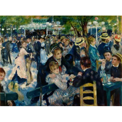 Renoir Moulin de la Galette’te Dans Kanvas Tablo