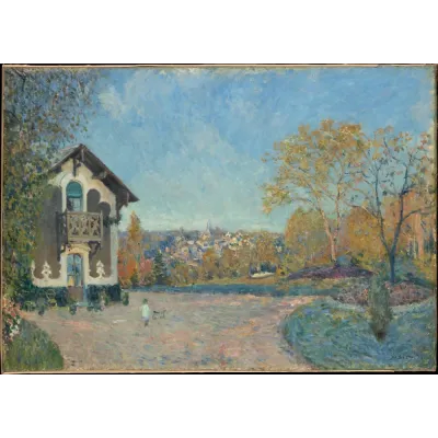 Sisley Marly-le-Roi Manzarası Kanvas Tablo