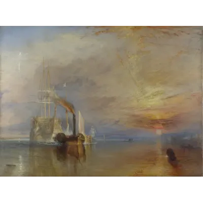 Turner Savaşan Temeraire Kanvas Tablo