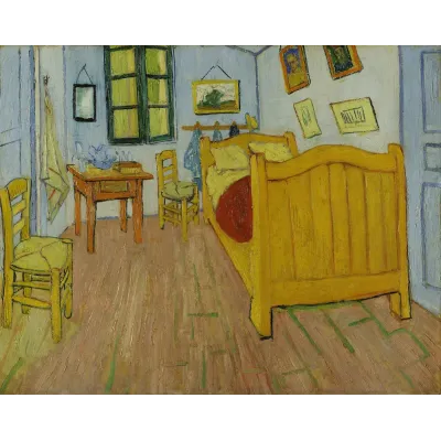 Van Gogh Arles’teki Yatak Odası Kanvas Tablo