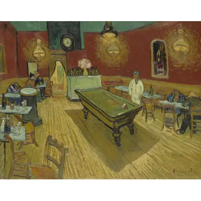 Van Gogh Gece Kafesi Kanvas Tablo