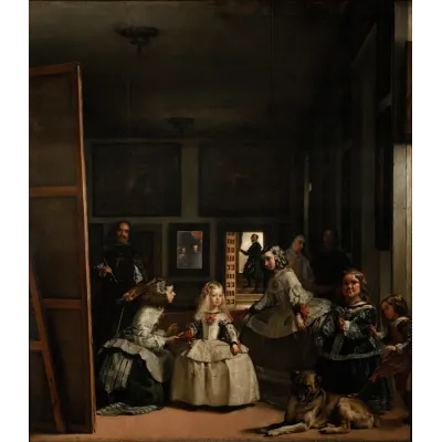 Velázquez Nedimeler (Las Meninas) Kanvas Tablo