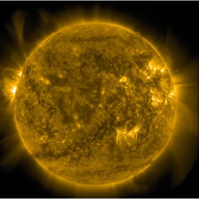 Güneş NASA Güneş Dinamikleri Gözlemevi Kanvas Tablo