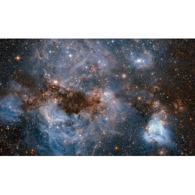 NASA Hubble Fırtınanın İçindeki Bulutsu Kanvas Tablo