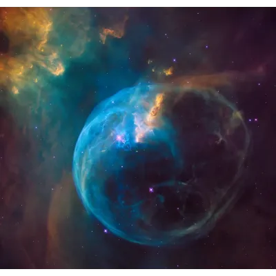 NASA Hubble Kabarcık Bulutsusu Kanvas Tablo