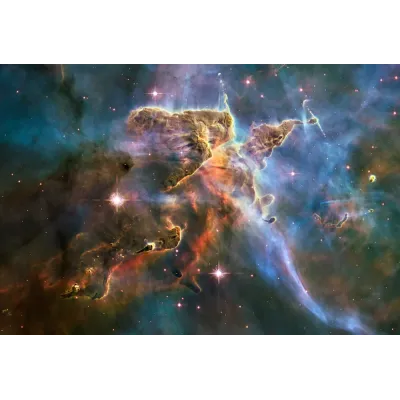 NASA Hubble Karina Bulutsusu Manzarası Kanvas Tablo