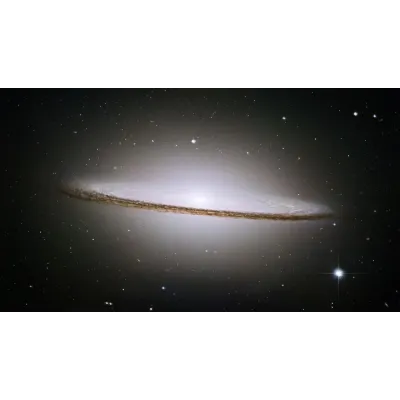 NASA Hubble Sombrero Galaksisi Kanvas Tablo