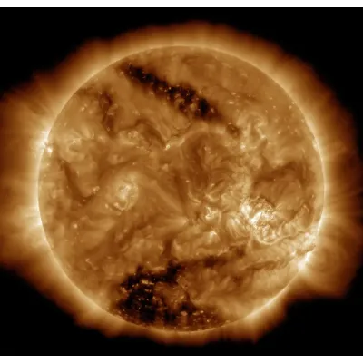 NASA SDO Güneş'in Altın Yüzeyi Kanvas Tablo
