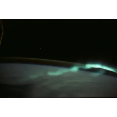 NASA Skylab Güney Kutup Işıkları Şeritleri Kanvas Tablo