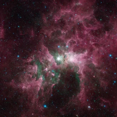 NASA Spitzer Eta Carinae Bulutları Kanvas Tablo
