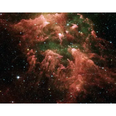 NASA Spitzer Eta Karina Sütunları Kanvas Tablo