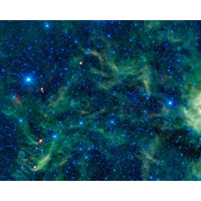 NASA Spitzer Kızılötesinde Yıldız Kümesi Kanvas Tablo