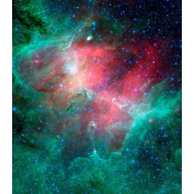NASA Spitzer Kozmik Destan Kanvas Tablo