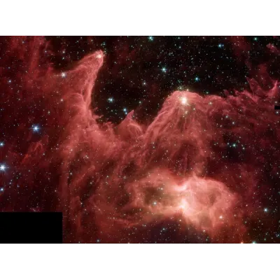 NASA Spitzer Yıldız Fırınları Kanvas Tablo