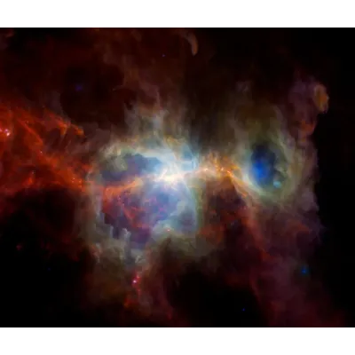 NASA WISE Kızılötesinde Orion Bulutsusu Kanvas Tablo