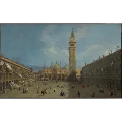 Canaletto San Marco Meydanı Kanvas Tablo