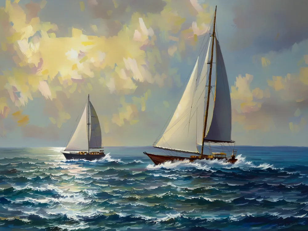 Regatta V Kanvas Tablo