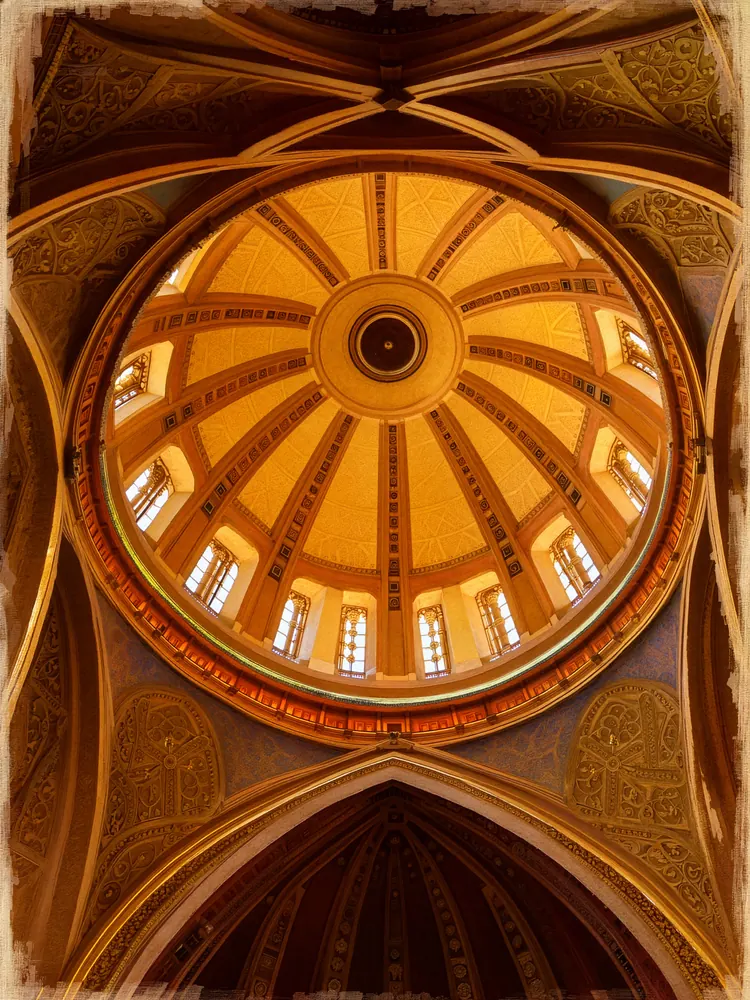 Kubbe İçi Desen Kanvas Tablo