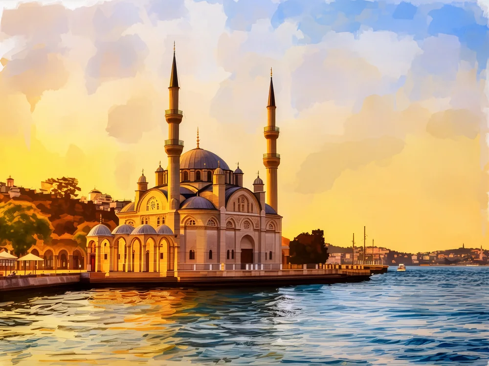 Ortaköy Camii V Kanvas Tablo