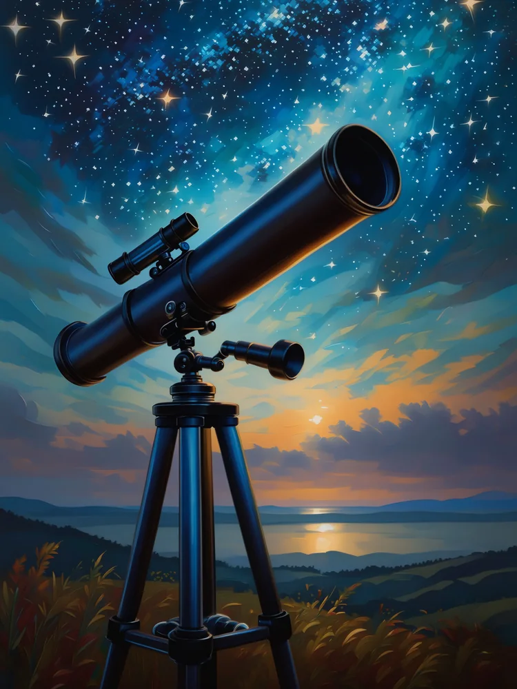 Astronomi Kanvas Tablo