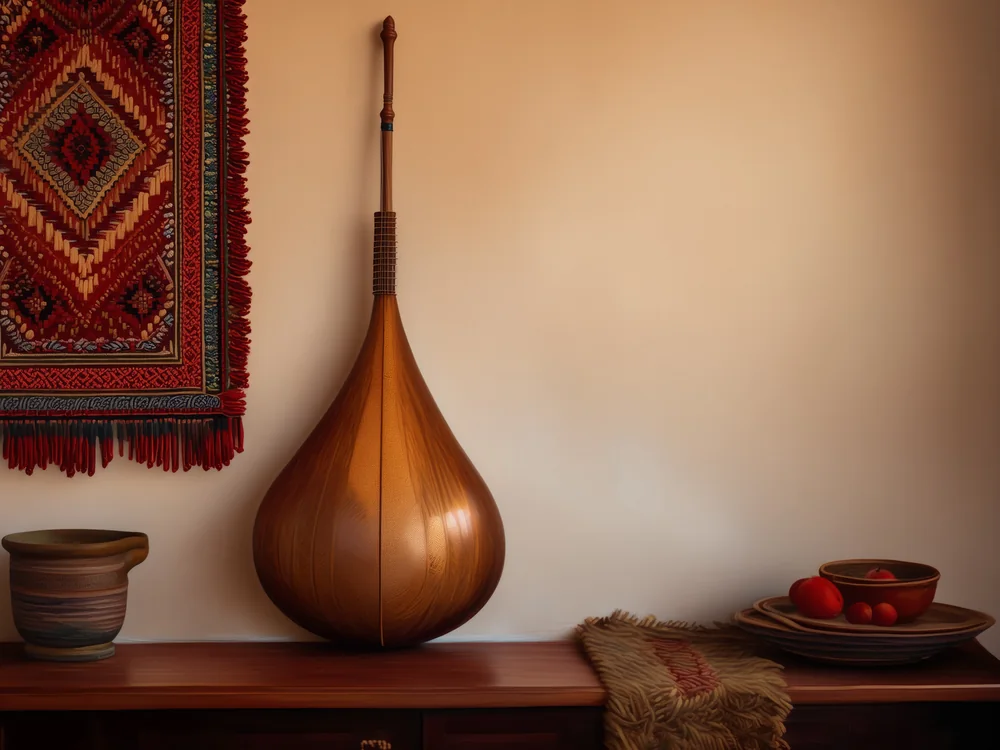 Bağlama Kanvas Tablo