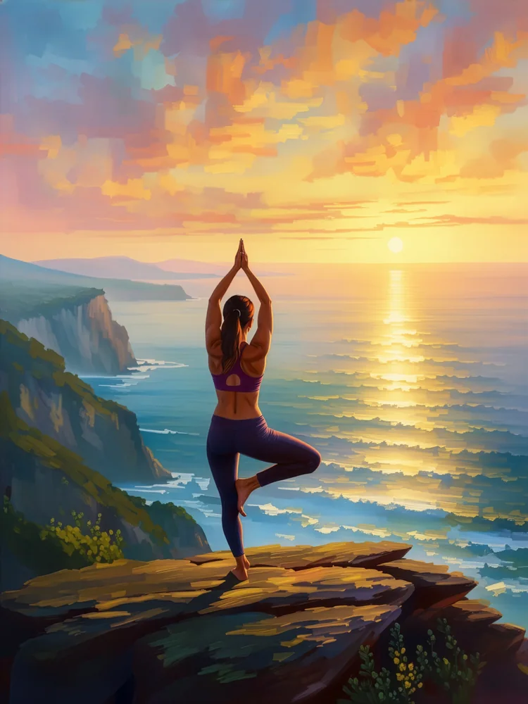Yoga Kanvas Tablo