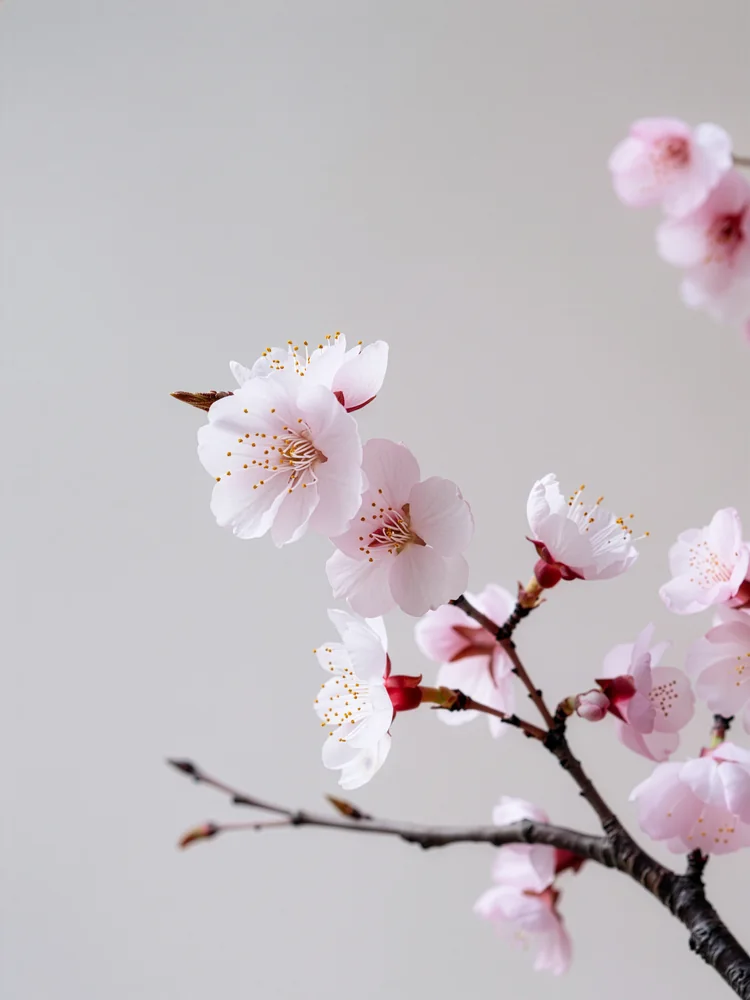Modern Sakura Dalı Kanvas Tablo