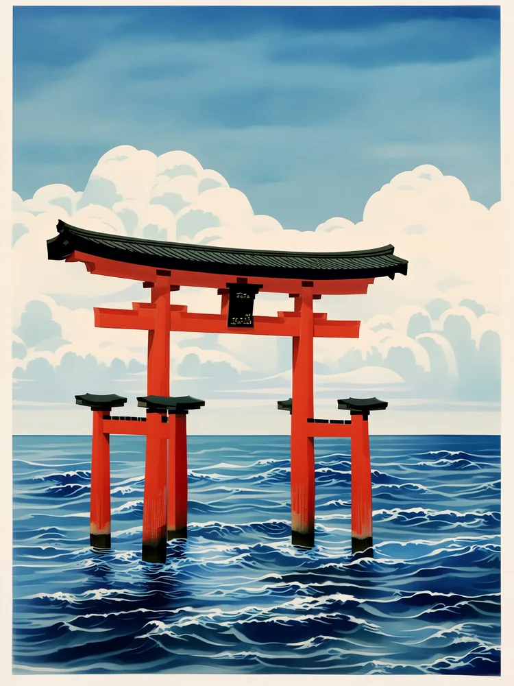 Torii Kapısı Kanvas Tablo